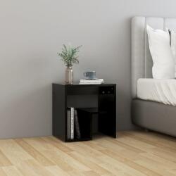 vidaXL Noptiera, negru, 40 x 30 x 40 cm, PAL GartenMobel Dekor (806330)