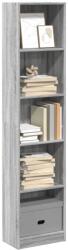 vidaXL Biblioteca, gri sonoma, 40x24x176 cm, lemn prelucrat GartenMobel Dekor (857797) Biblioteca