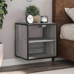 vidaXL Noptiera montata pe perete gri Sonoma 40x31x39, 5 cm GartenMobel Dekor (848750)