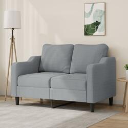 vidaXL Canapea cu 2 locuri, gri deschis, 120 cm, material textil GartenMobel Dekor (359351) Canapea