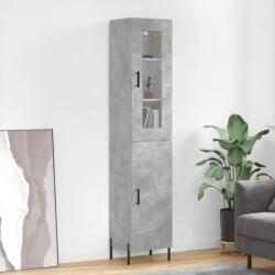 vidaXL Dulap înalt, gri beton, 34, 5x34x180 cm, lemn prelucrat GartenMobel Dekor (3199181) Comoda