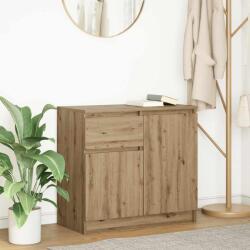 vidaXL Bufeta cu sertar Artisan Stejar 71x35x65 cm lemn prelucrat GartenMobel Dekor (861606) Comoda