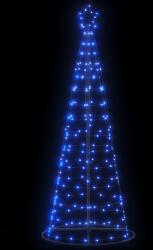 vidaXL Pom de Craciun LED 200 LED-uri Albastru 180 cm GartenMobel Dekor (4016450)