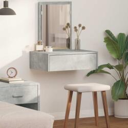 vidaXL Masa de Machiaj cu sertar Gri 60 x 40 x 70 cm Lemn compozit GartenMobel Dekor (865193)