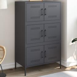 vidaXL Dulap înalt, antracit, 68x39x113 cm, otel GartenMobel Dekor (842960) Comoda