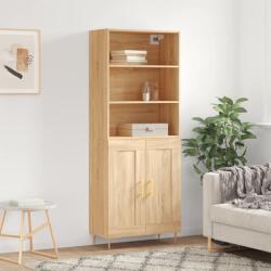 vidaXL Dulap înalt, stejar sonoma, 69, 5x34x180 cm, lemn compozit GartenMobel Dekor (3189944) Comoda