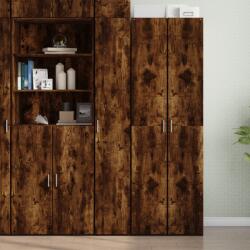 vidaXL Dulap înalt, stejar fumuriu, 30x42, 5x185 cm, lemn prelucrat GartenMobel Dekor (3281396) Comoda
