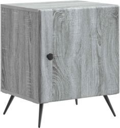 vidaXL Noptiera gri Sonoma din lemn prelucrat, 43 x 34, 5 x 50 cm, stil modern (895497)