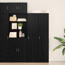 vidaXL Bufet Stejar Negru 40 x 42, 5 x 185 cm GartenMobel Dekor (3365581) Comoda