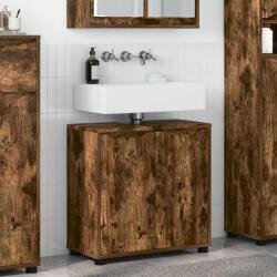 vidaXL Cabinet pentru chiuveta de baie Stejar fumuriu 60 x 30 x 60 cm GartenMobel Dekor (888752)