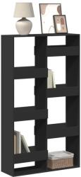 vidaXL Biblioteca, negru, 100x33x175 cm, lemn prelucrat GartenMobel Dekor (3309403) Biblioteca