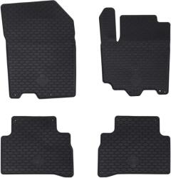 vidaXL Covor pentru masina 4 pcs Negru Cauciuc GartenMobel Dekor (42029129)