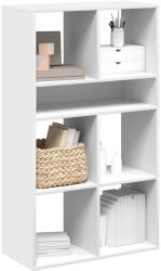 vidaXL Biblioteca, alb, 66x31x112 cm, lemn prelucrat GartenMobel Dekor (860301) Biblioteca