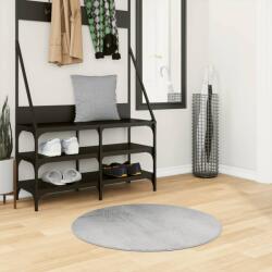 vidaXL Covor "IZA" aspect scandinav, cu fire scurte, gri, Ø 80 cm GartenMobel Dekor (375457) Covor