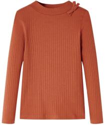 vidaXL Tricou pentru copii cu maneci lungi, coniac, 104 GartenMobel Dekor (14125)
