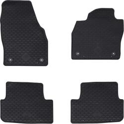 vidaXL Covor pentru masina 4 pcs Negru Cauciuc GartenMobel Dekor (42029135)