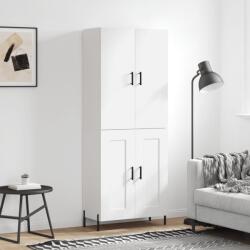 vidaXL Dulap înalt, alb, 69, 5x34x180 cm, lemn compozit GartenMobel Dekor (3195795) Comoda