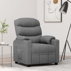 vidaXL Fotoliu rabatabil, gri deschis, material textil GartenMobel Dekor (348070)