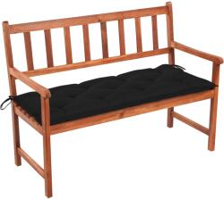 vidaXL Banca de gradina cu perna, 120 cm, lemn masiv de acacia GartenMobel Dekor (3063790)