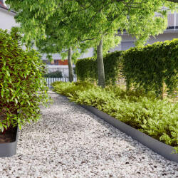 vidaXL Borduri de gazon 10 buc Antracit 15x103 cm Otel laminat la rece GartenMobel Dekor (860144)