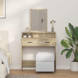 vidaXL Masa de Machiaj Stejar Sonoma 79 x 41 x 140 cm Lemn compozit GartenMobel Dekor (865138)