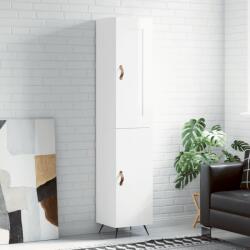 vidaXL Dulap înalt, alb extralucios, 34, 5x34x180 cm, lemn prelucrat GartenMobel Dekor (3200107) Comoda