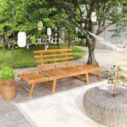 vidaXL Banca de gradina 2-în-1, 190 cm, lemn masiv de acacia GartenMobel Dekor (316471)