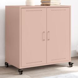vidaXL Dulap, roz, 68x39x72 cm, otel GartenMobel Dekor (846657) Comoda