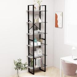 vidaXL Raft de depozitare, gri beton, 60x30x210 cm, lemn compozit GartenMobel Dekor (806521) Biblioteca