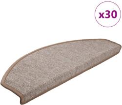 vidaXL Covorase pentru scari, 30 buc. , 65x24x4 cm, maro deschis, semirotunde, mari GartenMobel Dekor (3365751) Covor
