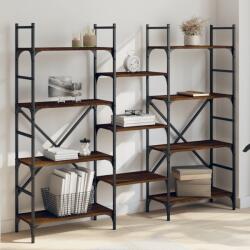 vidaXL Biblioteca, stejar maro, 160x28, 5x136, 5 cm, lemn prelucrat GartenMobel Dekor (838877) Biblioteca