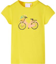vidaXL Tricou pentru copii, galben, 104 GartenMobel Dekor (11065)
