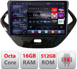 Edotec Navigatie Ford KA 2015-2020 Android QLED 2K, 16GB RAM, 512GB, GPS (KIT-ka+EDT-E809-2K)