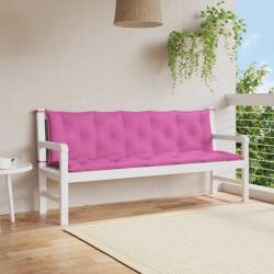 vidaXL Perne banca de gradina, 2 buc. , roz, tesatura oxford GartenMobel Dekor (361733)