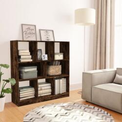 vidaXL Biblioteca, stejar fumuriu, 97, 5x29, 5x100 cm, lemn prelucrat GartenMobel Dekor (826378) Biblioteca