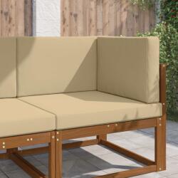 vidaXL Perna pentru canapea de exterior 3 pcs Bej Poliester GartenMobel Dekor (900866)