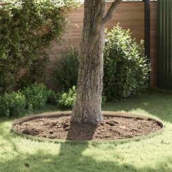 vidaXL Imprejmuire pentru gazon 4 pcs Argintiu 450 x 10 cm GartenMobel Dekor (868019)