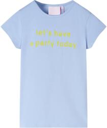 vidaXL Tricou pentru copii, albastru deschis, 92 GartenMobel Dekor (11084)