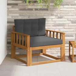 vidaXL Canapea Medie pentru Exterior Lemn Solid de Acacia natural GartenMobel Dekor (3436264) Canapea