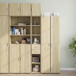 vidaXL Dulap depozitare slim stejar sonoma 30x42, 5x225cm lemn compozit GartenMobel Dekor (3281268) Comoda