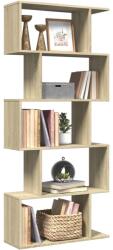 vidaXL Biblioteca/separator 5 niveluri stejar sonoma 70x24x161 cm lemn GartenMobel Dekor (858095) Biblioteca