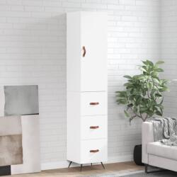 vidaXL Dulap înalt, alb, 34, 5x34x180 cm, lemn prelucrat GartenMobel Dekor (3198825) Comoda