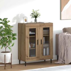 vidaXL Bufet Stejar Artizanal 69, 5 x 34 x 90 cm Lemn compozit GartenMobel Dekor (887205) Comoda