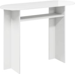 vidaXL Masa de consola Alb foarte lucios 100 x 39, 5 x 75 cm GartenMobel Dekor (8001162)