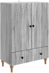 vidaXL Bufet cu sertar Sonoma gri 66 x 34, 5 x 95 cm Lemn prelucrat GartenMobel Dekor (894211) Comoda