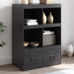 vidaXL Dulap înalt, negru, 67x39x95 cm, otel GartenMobel Dekor (841799) Comoda