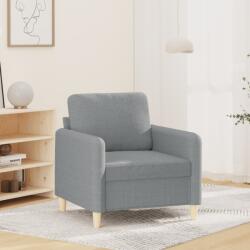 vidaXL Fotoliu canapea, gri deschis, 60 cm, material textil GartenMobel Dekor (359462) Canapea