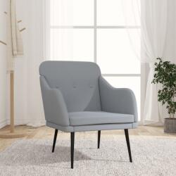 vidaXL Fotoliu, gri deschis, 63x76x80 cm, textil GartenMobel Dekor (351474)
