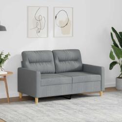 vidaXL Canapea cu 2 locuri, gri deschis, 120 cm, material textil GartenMobel Dekor (359227) Canapea