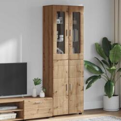 vidaXL Bufet FLORIN Stejar Artizanal 60 x 35 x 182 cm Lemn compozit GartenMobel Dekor (3397923)